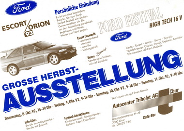 Ford Festival mit Capri Club Show 1992